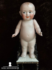 Antique German 5.25” Bahr Proschild 424 All Bisque Googly Doll picture