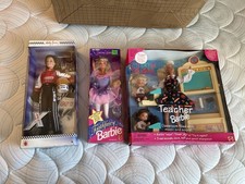 LOT OF 3 90s Barbie Dolls Vintage Complete Mattel #13914 #J7873 #11645 With Box picture