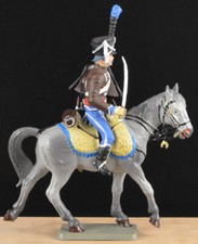 Super Starlux L'Empire - French Hussar w Sabre 2nd Reg't - 65mm mint condition picture
