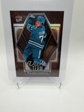 2024-25 Fleer Ultra Rookie Ultra Team Red Macklin Celebrini 97/99 READ-Condition picture