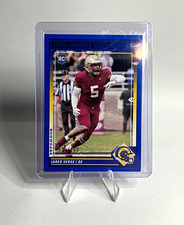 Panini 2024 Score Jared Verse RC Showcase Blue /100 #312 Los Angeles Rams picture
