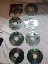 Delorme Trout Unlimited Topo USA Fly-Fishing Edition –Complete 8 Disc Set W/Case picture