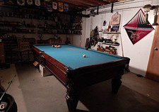 1889 Brunswick Monarch Balke Collender Co. Cushion Billiard Table picture