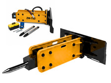 Wolverine 750 Hydraulic Hammer/Breaker Skid Steer Attachment  Bobcat  CAT CASE picture
