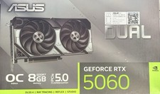 ASUS Dual GeForce RTX 5060 OC Edition 8GB GDDR7 PCIe 5.0 Graphics Card picture
