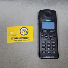 Vintage 1997 Siemens OmniPoint G1050 GSM Cell Phone + SIM Battery Parts Prop picture