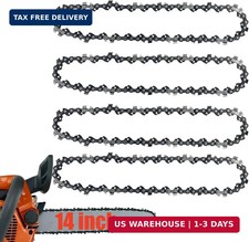 4Pcs 14 inch Chainsaw Chain 52 Drive Links .050