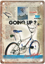 Old School BMX 1987 HARO Vintage Magazine Ad Reproduction Metal Sign B1076 picture