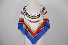 Authentic Celine Paris Made in Italy Luxurious Silk Twill Scarf Fresh Crisp picture