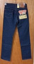#4 Vintage Deadstock 1991 Levi’s 501 Preshrunk Button Fly Jeans 30x34 picture
