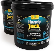 Handy Jack Heavy Duty Wipes, Dual Texture Cleaning Cloth, Use on Hands, picture