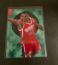 Fleer 1997 Ultra Natural Thrillers Insert Jerry Stackhouse 76ers Card #BTHR picture