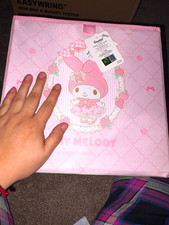 Sanrio My Melody Pink Fabric Lidded Square Storage Box 12x12x8 in picture