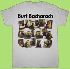 Collection Burt Bacharach Singer All Size White Unisex Tee Shirt GC324 picture
