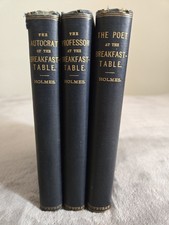 The Autocrat/Professor/Poet At The Breakfast-Table Oliver Wendell Holmes HC Vtg picture