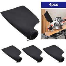 4PCS Universal Miter Saw Dust Collection Bag w/ Zipper Adjustable Stand Woodwork picture