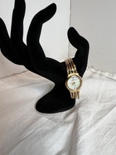 Beautiful Vintage Anne Klein Gold Tone Watch’s Runs Great Put New Battery In picture