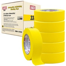 LAUCO Automotive Masking Tape 2in, 20 Rolls Yellow Painters Tape for Painting picture