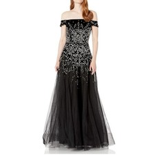 Adrianna Papell - Bead Velvet Gown picture
