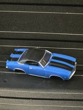 MODEL MOTORING BLUE W/ BLACK '69 CAMARO RS SHELL ~ NEW ~ FITS AURORA TJET NOS picture