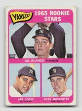 1965 TOPPS #566 NEW YORK YANKEES ROOKIE STARS VG-EX *Hot Corner Vintage* picture