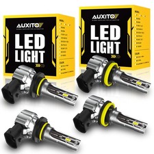 4x AUXITO 9005 H11 LED Combo Headlight Bulbs High Low Beam Kit Extremely White picture