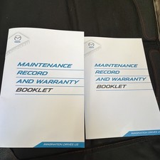 NEW BLANK MAZDA SERVICE LOG BOOK BOOKLET picture