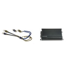 Kicker CX1200.1 1200W Mono D Audio Amplifier w/ 46KISL K-Series Interconnect,... picture