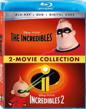 The Incredibles / Incredibles 2 (Blu-ray + DVD + Digital) NEW picture