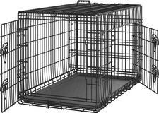 42″ Dog Crate for Medium-Sized to Large Dogs w/ Divider, Foldable Metal Wire Dog picture