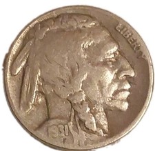 1931 S Buffalo Nickel 5 Cent Nickel Very Good+ Key Date Free Post Tracking  picture