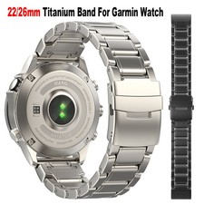 22 26mm Quick Fit Titanium Strap For Garmin Fenix 8 51mm 7X 6X 5XPlus Watch Band picture