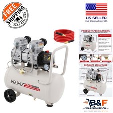 Portable Ultra Quiet 8 Gallon Air Compressor with Safety Features & 1.75HP Motor picture
