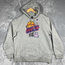 Fanatics Arizona Wildcats Big 12 Mens Basketball Champions Hoodie Gray XL NWOT picture