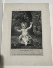1799 Luigi Schiavonetti Engraving “Midsummer Night’s Dream” Antique Print 1700s picture