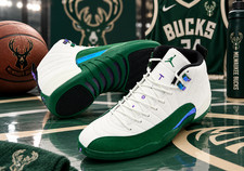 Women's Size US 5.5-11 Jordan 12 “Bucks” 2026 CT8013-103 picture
