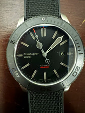 Christopher Ward Trident Pro 600 Automatic Titanium 600m Black Dial Date picture