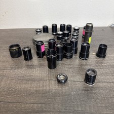 Vintage Optical Lens HUGE Mixed Lot Micro Design UNIC Japan LP-3 10X AS IS picture