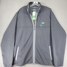 L.L.Bean Airlight Knit Full Zip Jacket Men XXL Tall Gray Ribbed NEW Sweater picture