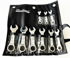 9pc Proto Blackhawk Stubby Gear Ratcheting Wrench Set SAE 12 Point BW-2209SS picture
