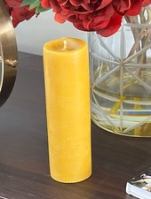 Handmade 100% Pure Beeswax Pillar Candle 2