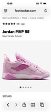 Jordan Mvp 92 Gs Medium Soft Pink Half Blue 5Y picture
