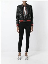 Gucci Black Panther Back Pocket Patch Skinny Jeans-Size:26 picture