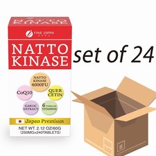 Fine Japan new nattokinase 4000FU 240 tablet blood pressure 24bottle 2 years picture