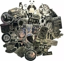 50pcs Random Metallic Stickers Finish Vinyl Decals Shine Unique Bomb Lot picture