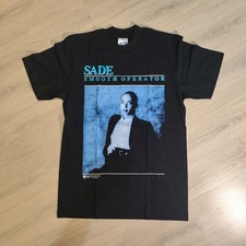 Vtg Sade T-Shirt Smooth Operator Music Merch Reprint Size M L XL picture