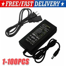 12V 5A 5 AMP 60W DC Power Supply Adapter Transformer LED Strip CCTV PC 5050 USA picture