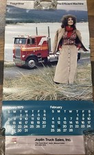 Vintage 1979 Freightliner Semi Calendar. Complete Joplin Truck Sales picture