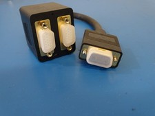 StarTech 1ft VGA Splitter Cable 1 Male to 2 Female Y Cable Monitor Adapter 1080p picture