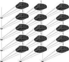 1 - 20Pack 4FT Linkable LED Shop Light for Garage, 4400lm Utility Light Fixture picture